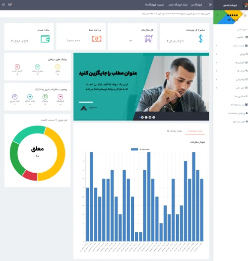 پنل بازاریاب همکاری در فروش